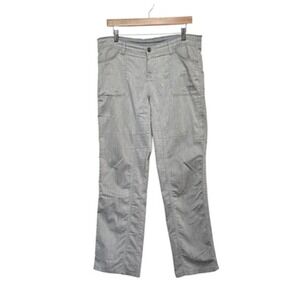 Kuhl Pants Womens 14 Gray Stretch Hiking Outdoor Travel Patch Pockets Welt Back‎